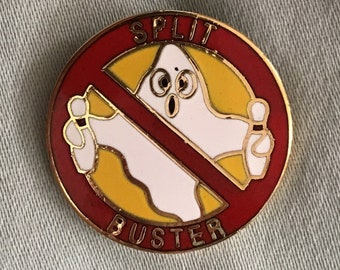 Vintage Bowling Lapel Pin “Split Buster”