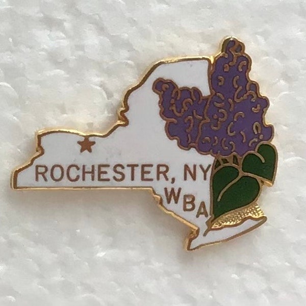 Lapel Pin Souvenir Rochester NY WBA club pin back style