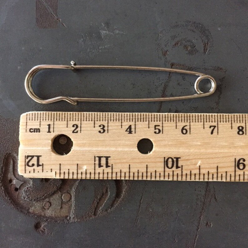 Extra Large 3 In. 70mm Silver Safety Pins Kilt Pins Etsy