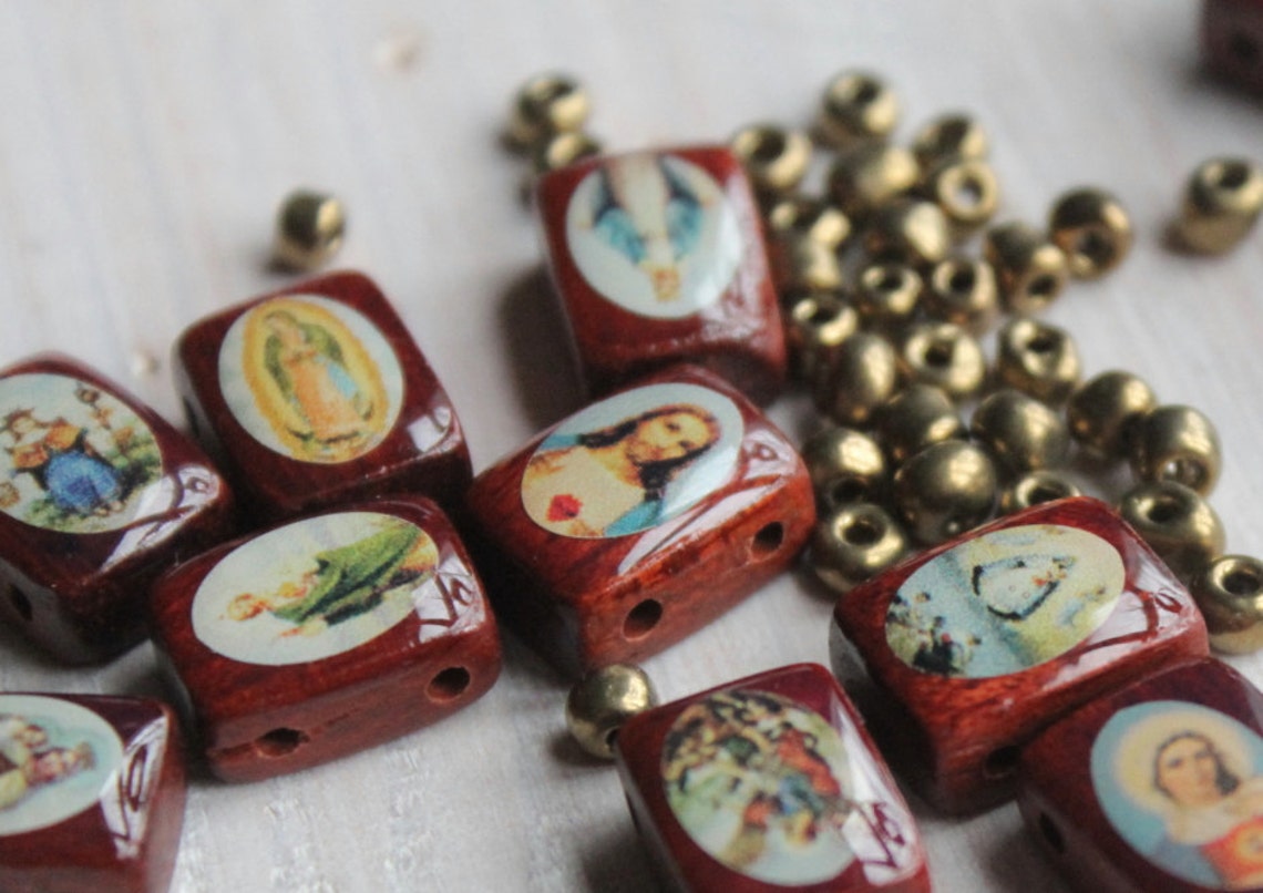 Do It Yourself Bracelet Kit Make Your Own Stretchy Wooden Etsy