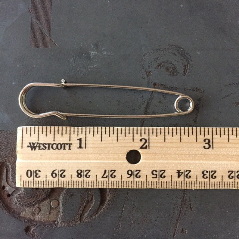 Extra Large 3 In. 70mm Silver Safety Pins Kilt Pins - Etsy