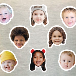 Custom Face Magnets Set | Personalized Face Magnet | Custom Photo Magnet | Face Picture Magnets | Custom Gift | Custom Magnet | Head Magnet