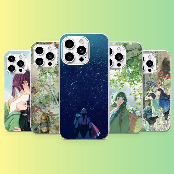 Apothecary Diaries Phone Case Maomao Cover for iPhone 17Pro, 16, 15, 14, 13, 12, Samsung S26, S25, S24, S23Fe, A16, A56, Pixel 10,9Pro