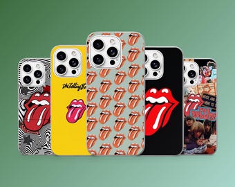 Rolling Stones Phone Case British Rock Band Cover for iPhone 17Pro, 16, 15, 14, 13, 12, Samsung S26, S25, S24, S23Fe, A16, A56,Pixel 10,9Pro