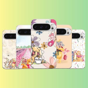 Nalle Puh mobilskal klassiskt Disney-fodral för Google Pixel 10, 10Pro, 9, 9Pro, 8A, 8, 7A, 6A, Samsung S26, S25, S24Fe, A16, iPhone 16, 15