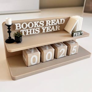 Cozy Books Read Counter