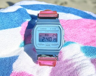 Vintage Swatch Watch PANCHO Early GM122 Textile Band Over