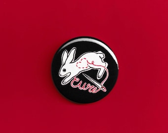 Cure Bunny Pin Button