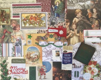 Victorian Christmas Ephemera Journal Paper Pack