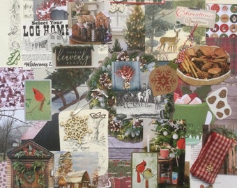 Christmas Winter Woodland Ephemera Journal Paper Pack