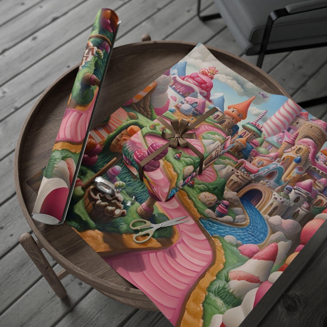 Candyland Adventures Wrapping Papers, Unique Gift Wrap, Christmas ...