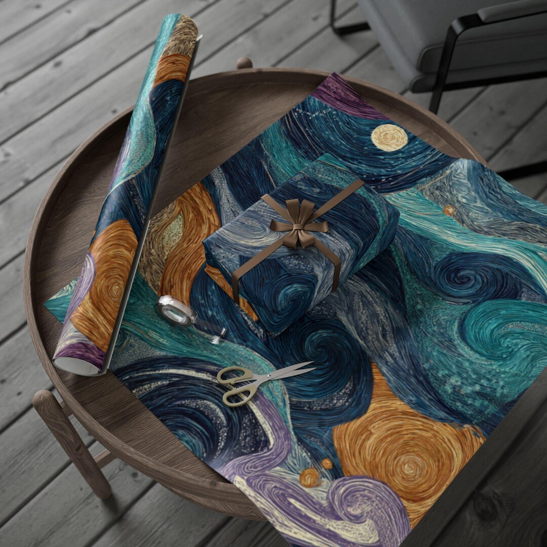 Unique Wrapping Pattern Surfwoven Patterns Wrapping Papers, Unique Gift Wrap, Christmas ...
