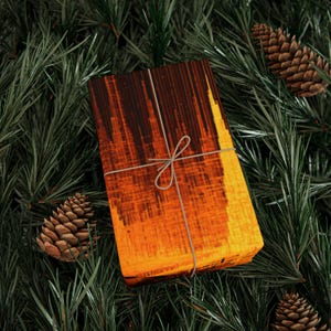 Papel de regalo Code Canyon Rift, envoltorio único, papel de regalo navideño imprescindible, rollo de papel de regalo, imprescindible para las fiestas. imagen 4