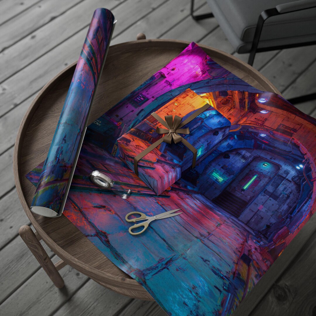 Vr-punk History Shift Wrapping Papers, Unique Gift Wrap, Christmas ...