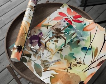 Airy Garden Scatter Wrapping Papers, Unique Gift Wrap, Christmas Essential Wrapping Paper, Wrapping Paper Roll, Holiday Must Have
