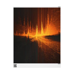 Papel de regalo Code Canyon Rift, envoltorio único, papel de regalo navideño imprescindible, rollo de papel de regalo, imprescindible para las fiestas. imagen 5