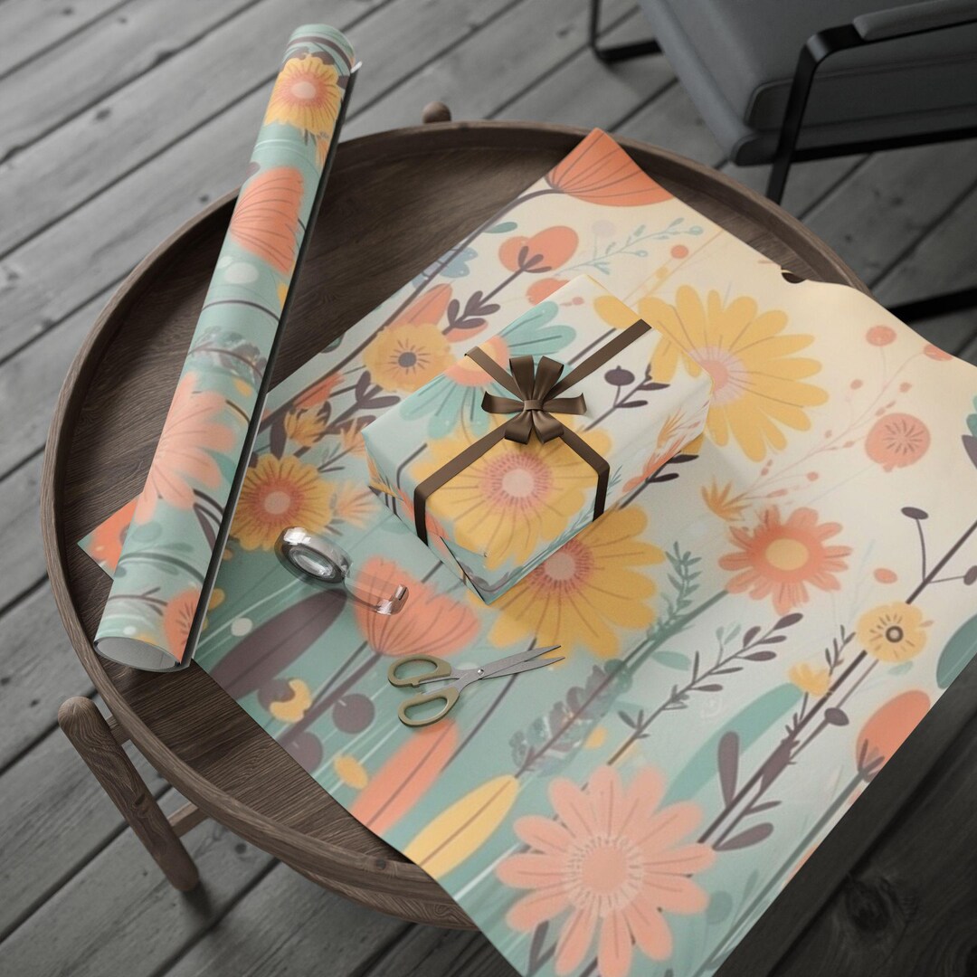 Spring Meadow Buzz Wrapping Papers, Unique Gift Wrap, Christmas ...