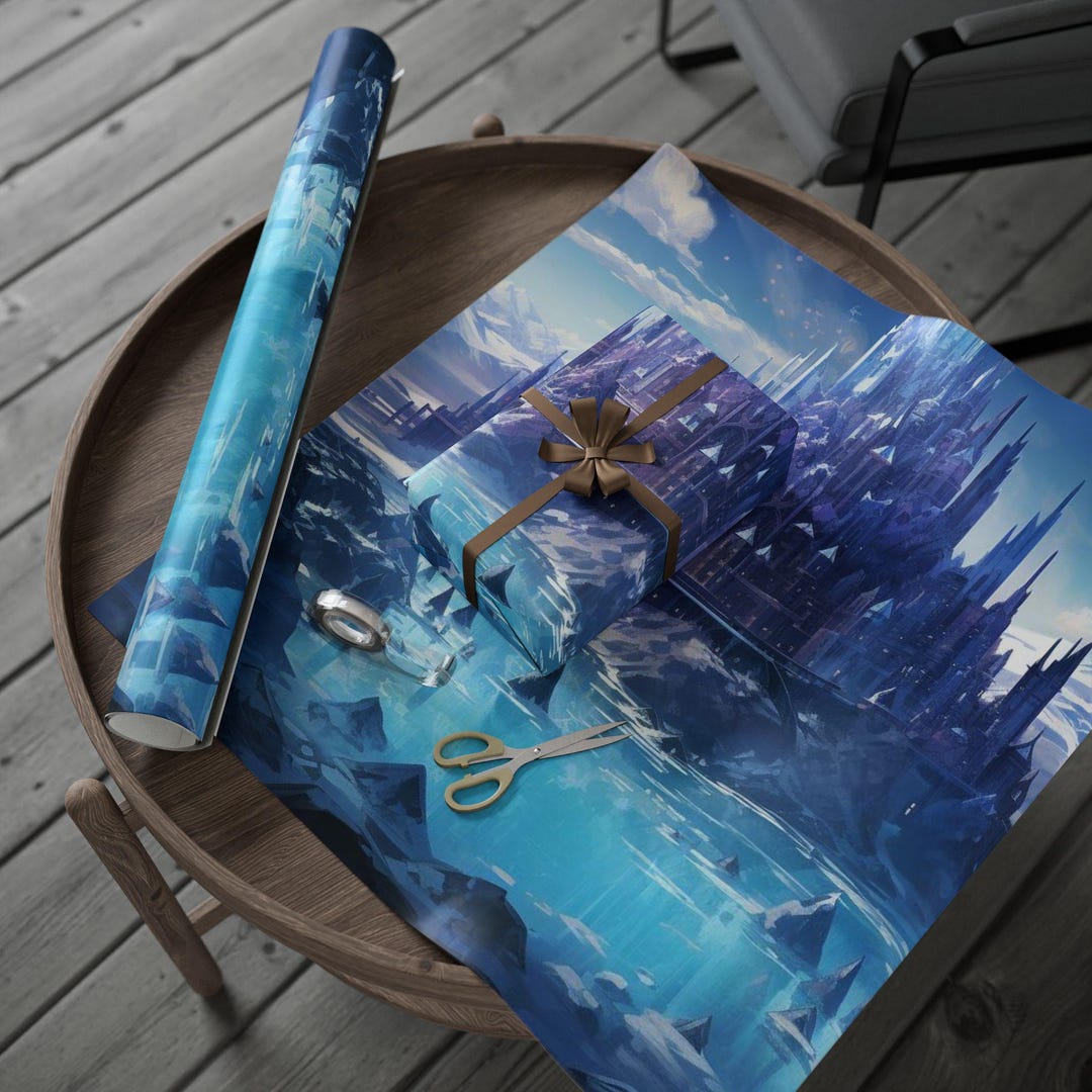 Crystal Kingdom Wrapping Papers, Unique Gift Wrap, Christmas Essential ...