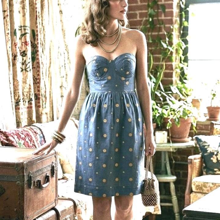 paris blues dress your Blue – The Artisan Company Silk Satin Colors:Blue 785 The model is 58 dresses-lbd Banana Republic Halter Pleated