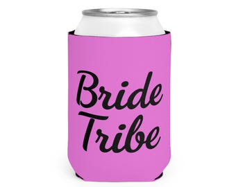 hat and koozie bride