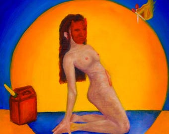 Femininity Painting Print