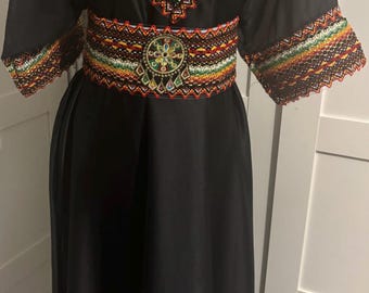 Traditional Algerian Kabyle Amazigh Dress