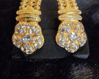 Vintage clip back earrings