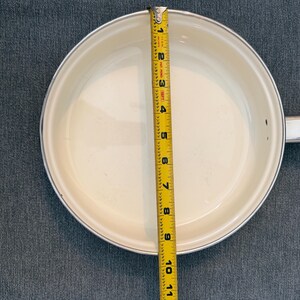 VTG Villeroy & Boch Alt Amsterdam Floral Enamel Skillet Pan 1970s 9.5in Asta image 4