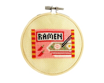 Ramen Cross-Stitch Kit
