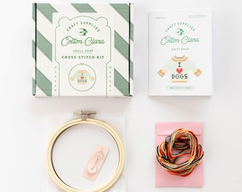 I Love Dogs Cross-Stitch Kit