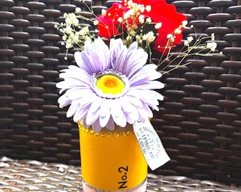 Hand-Painted Pencil Mason Jar Vase:  Back to School Teacher Gift