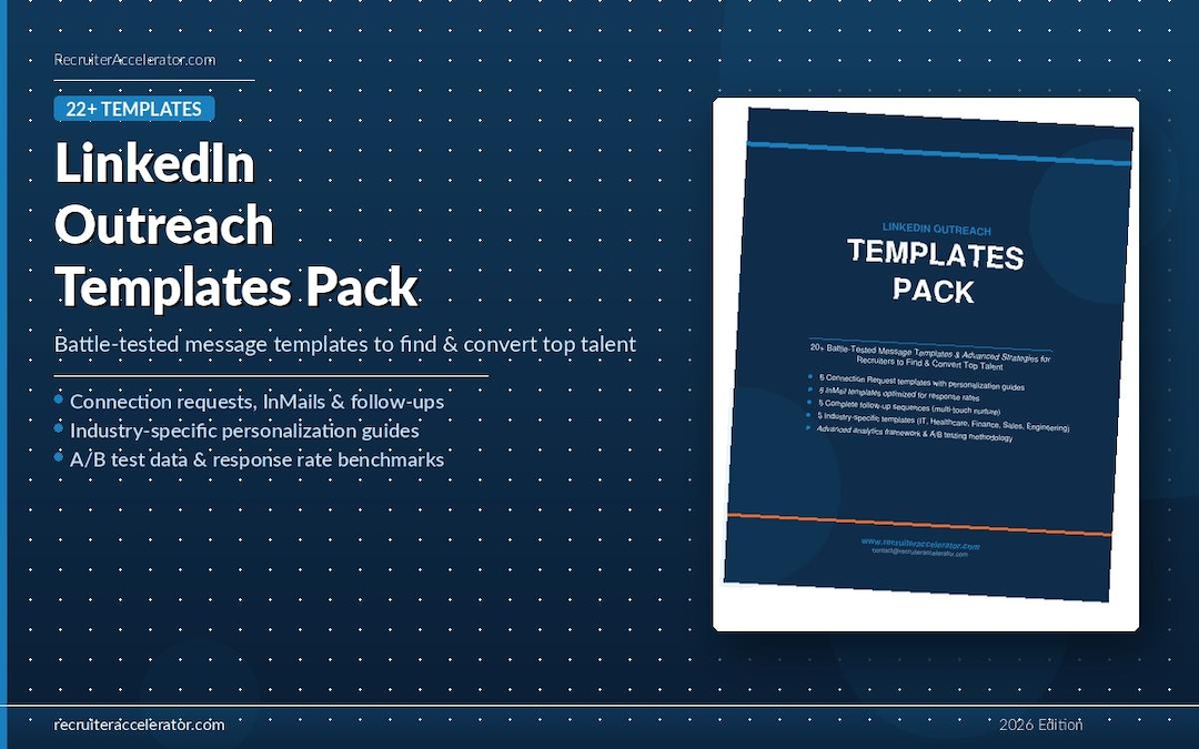 Linkedin Outreach Templates Pack for Recruiters — Candidate and Client ...