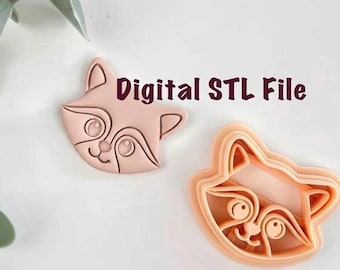 Raccoon Clay Cutter | Animal STL File (Digital Download)