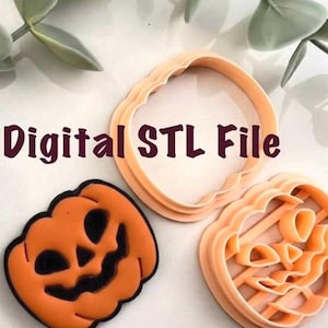 Jack O Lantern Clay Cutter | Halloween STL File (Digital Download)