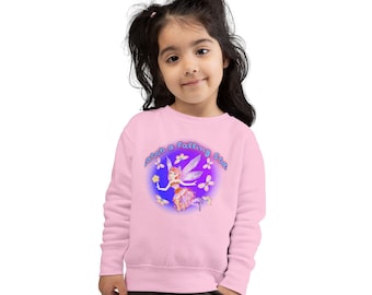 Felpa da bambina con fatina / Cattura una stella cadente / Esprimi un desiderio / Adorabile regalo per bambina