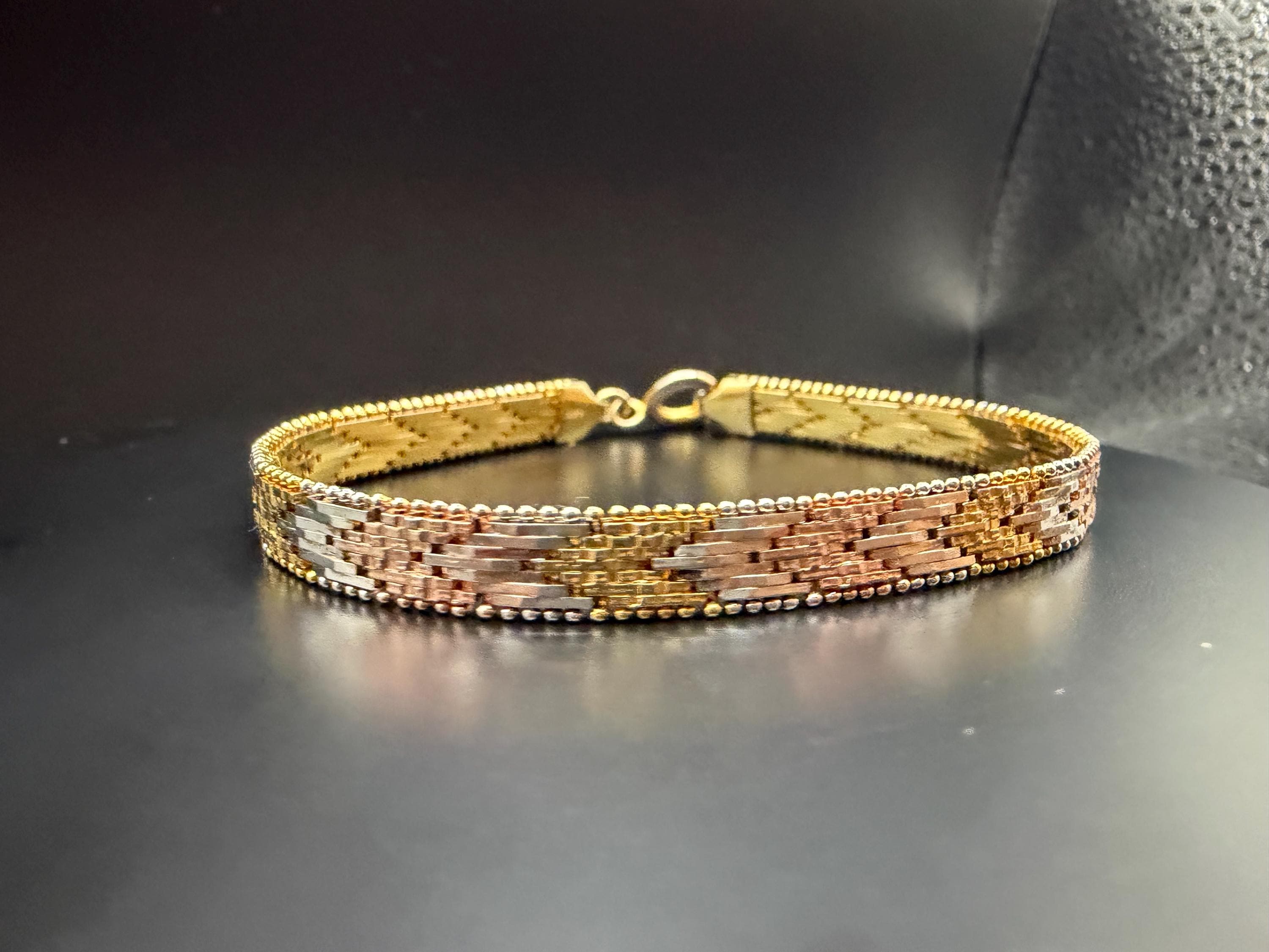Vintage Italy 925 Bracelet - Etsy