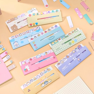 Set Kawaii plaknotities