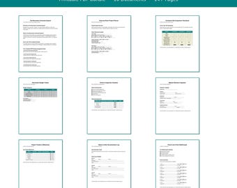 Renovation Command System – Budget Tracker, Planner, Checklists (PDF Bundle)