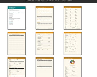 Resin Candle Bath Maker Planner | Recipe Log, Scent Journal (9 PDFs)
