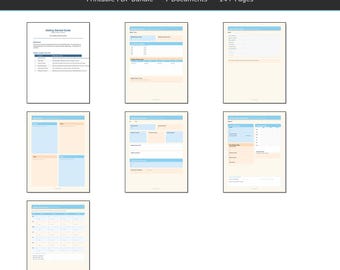 Craft Business Weekly Reset Planner | Printable Planning System (PDF Bundle)