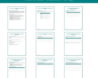 Perimenopause Menopause Wellness Planner | Symptom Tracker Hormone Log | PDF