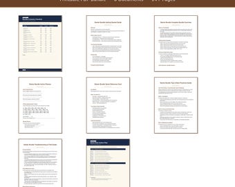 Craft Business Starter Bundle | Pricing Workbook, Project Planner (Printable PDF)