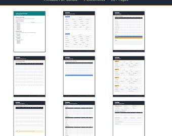 The Rental Property Management Binder - 8 Forms for Self-Managing Landlords | Digital PDF