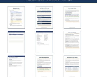The 90-Minute Focus Matrix | Printable + Fillable Deep Work Planner | 4 Sizes | ADHD Focus System