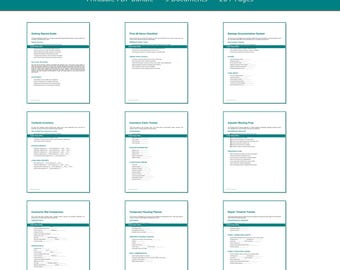 Property Damage Recovery Blueprint System - Insurance Claim Guides