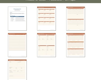 Maker's Project Planner | Printable Craft Tracker, Checklist, Timeline (PDF)