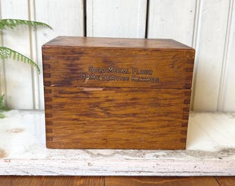 Antique Gold Medal Flour Home Service Recipes Wood Box | Betty Crocker | 1920s–1930s | Advertising Collectible | Vintage Kitchen