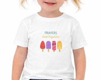 Camiseta juvenil "Oraciones y paletas heladas"