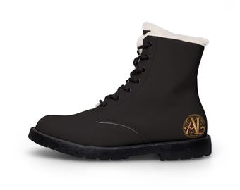 Faux Fur Lined Leather Boots | Women's Ankle Winter Boots