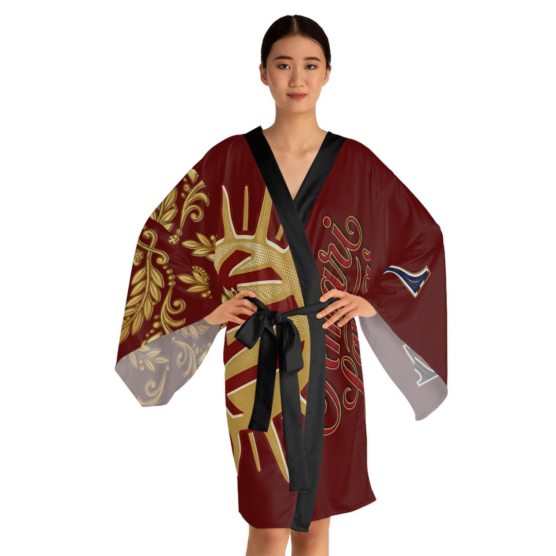 Amari Lasmar Kimono Robe | Long Sleeve - Etsy